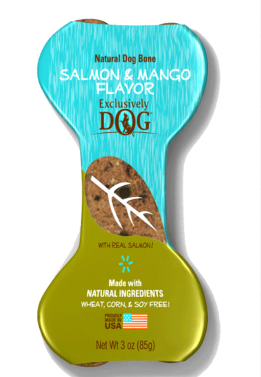 3 oz. Crunchy Bones – Salmon & Mango Flavor
