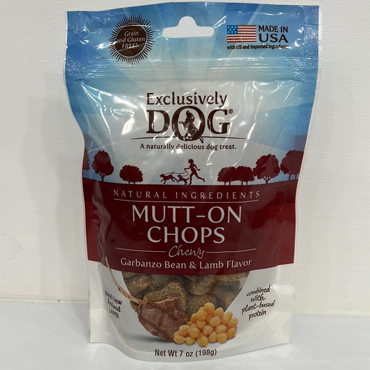 Exclusively Dog Mutt-On Chops Chewy 7oz