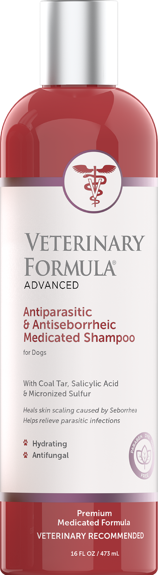 Antiparasitic & Antiseborrheic Medicated Shampoo 16onz