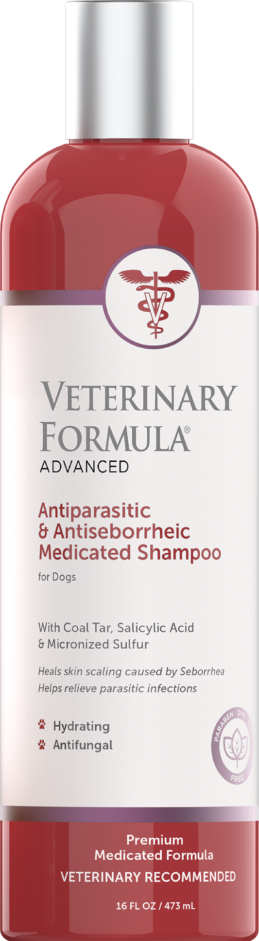 Antiparasitic & Antiseborrheic Medicated Shampoo 16onz