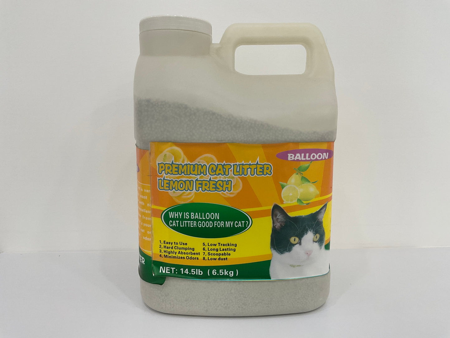 Balloon Cat Litter Lemon Fresh 14.5lb