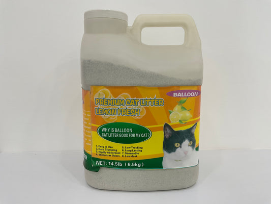 Balloon Cat Litter Lemon Fresh 14.5lb