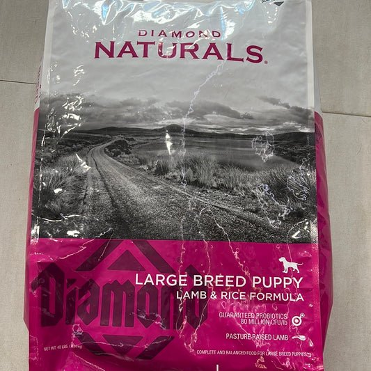 Diamond Naturals Large Breed Puppy Lamb & Rice 40 lbs