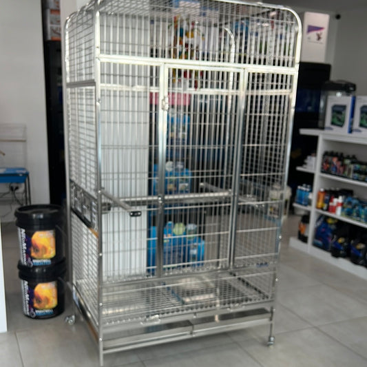 Jaula para Cotorra Stanless Steel