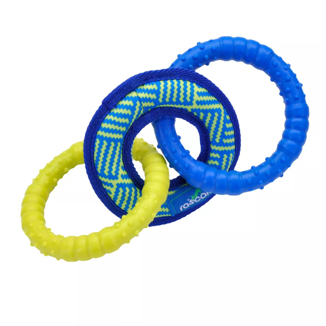 Rascals Fetch Toy Tri-Tug 10.5”