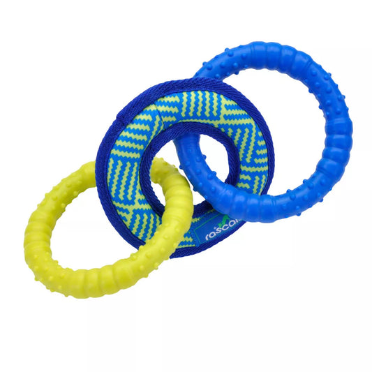 Rascals Fetch Toy Tri-Tug 10.5”