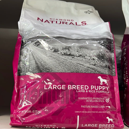 Diamond Natural Large Breed Puppy lamb & Rice 6lbs