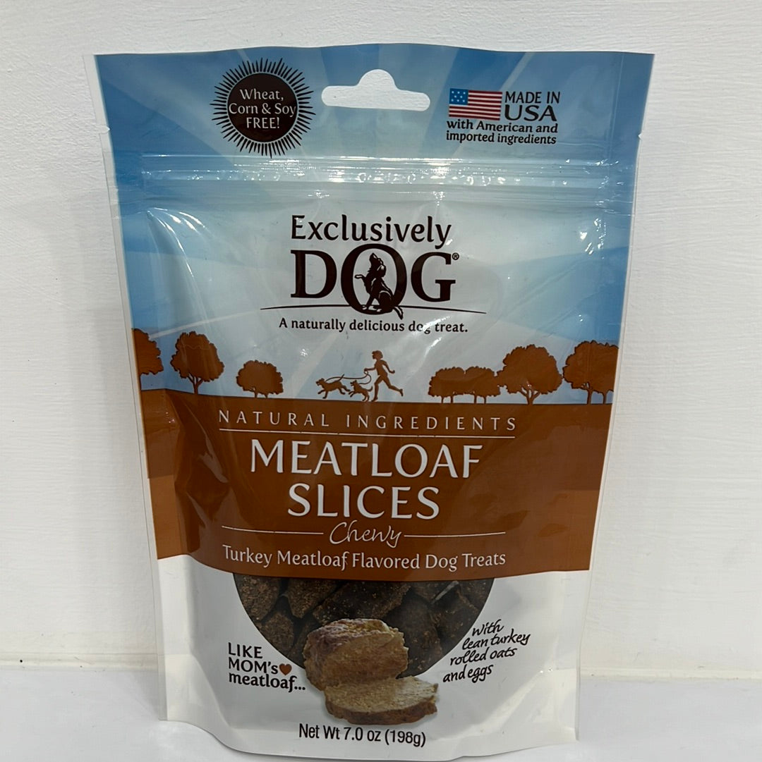 Exclusively Dog Meatloaf Slices Chewy 7.0 oz
