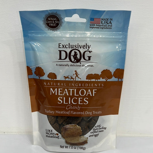 Exclusively Dog Meatloaf Slices Chewy 7.0 oz